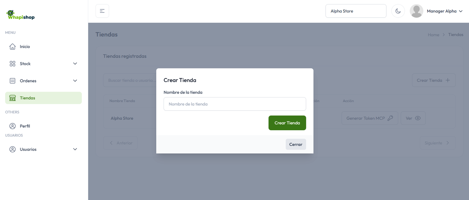 Formulario de producto